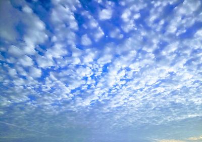 Low angle view of clouds in sky