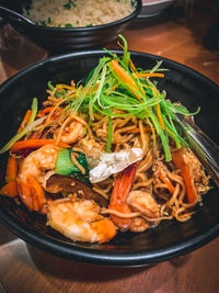 Close-up of food in plate