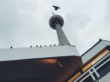 Low angle view of building against sky