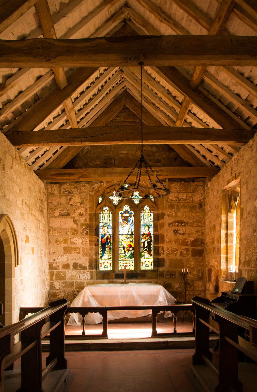 INTERIOR OF OLD RUIN