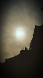 Low angle view of building against sky