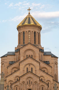 Low angle view of building against sky