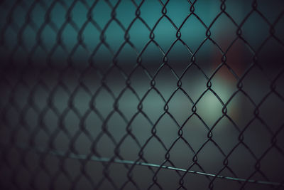 Close-up of chainlink fence