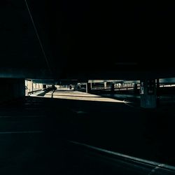 View of illuminated building