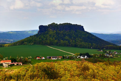 Scenic view of landscape against sky