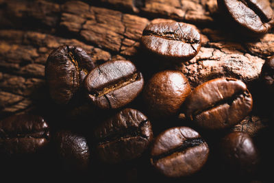 Detail shot of coffee beans