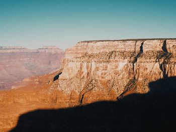 View of rock formations