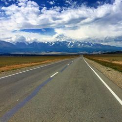 Highway against sky