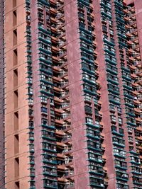 Full frame shot of apartment building