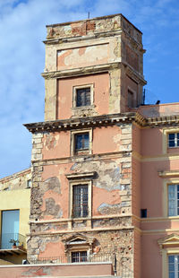 Low angle view of building against sky