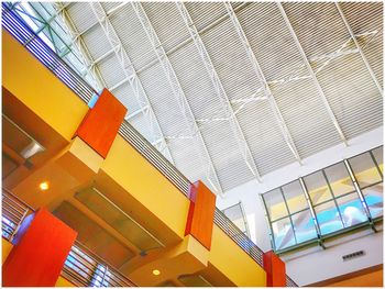 Low angle view of multi colored hanging ceiling