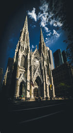 Low angle view of cathedral