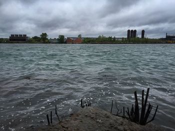 River with buildings in background