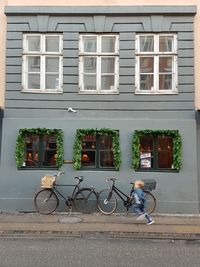 Bicycle on city street