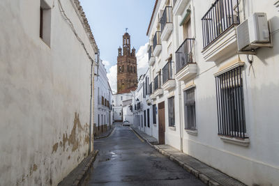 Street amidst buildings in city