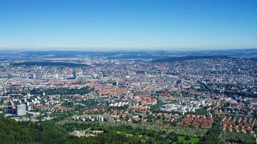 Aerial view of cityscape