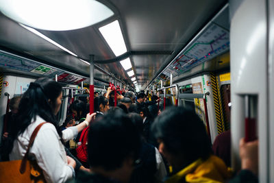 People at subway station