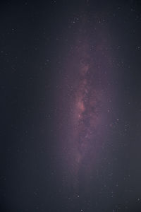 Star field against sky at night