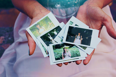 Close-up of cropped hand