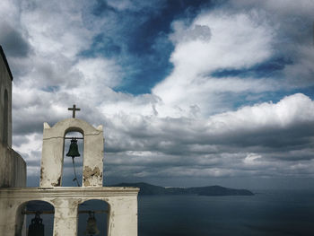 View of church against cloudy sky