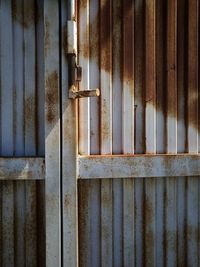 Close-up of rusty metal