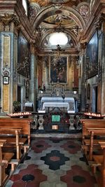 Interior of church