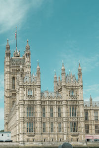 Low angle view of building against sky