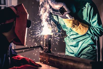 Man working in factory