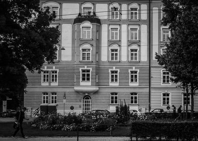 Facade of historical building