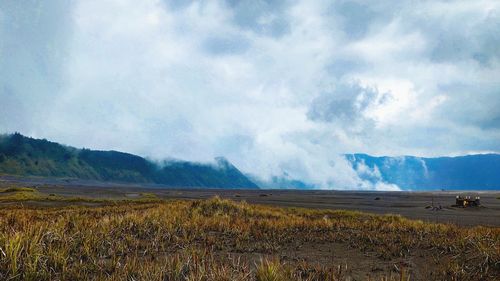 Scenic view of landscape against sky