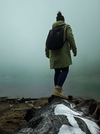 Single woman expolor mystic lake