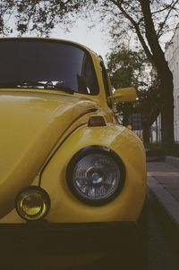 Close-up of vintage car