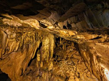 Low angle view of cave