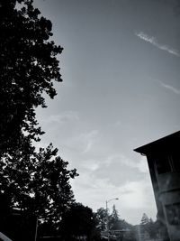 Low angle view of building against sky