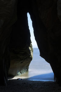 Rock formations in sea
