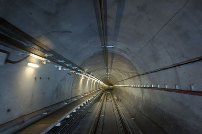 Low angle view of tunnel