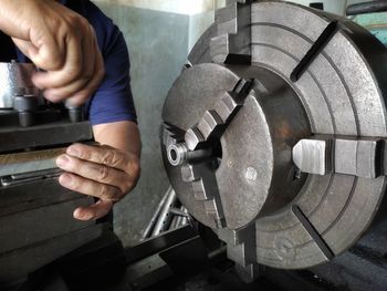 Man working in factory