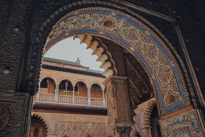 Low angle view of historical building