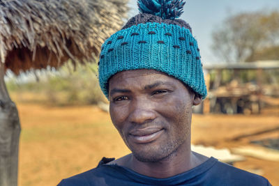 Portrait of man smiling