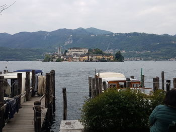 View of buildings at waterfront