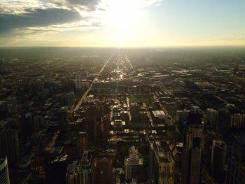 Aerial view of cityscape