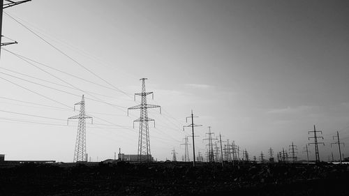 Electricity pylons