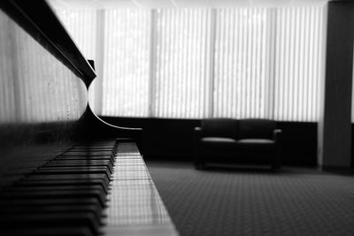 Grand piano at home