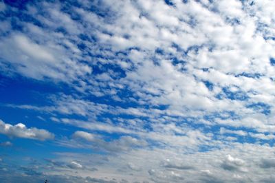 Low angle view of clouds in sky