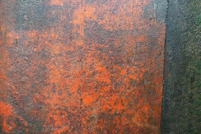 Full frame shot of orange surface