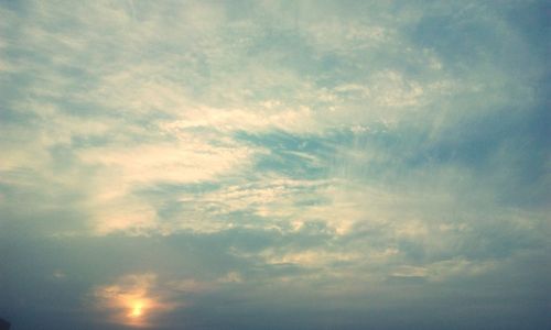 Low angle view of sky