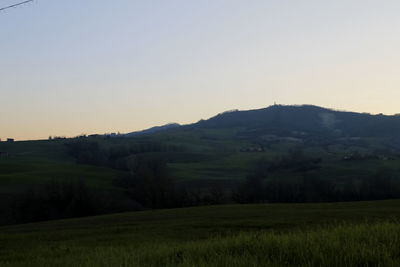 Scenic view of mountains