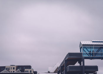 High section of built structure against the sky