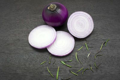 Close-up of eggs on table