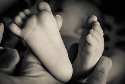 Feet of baby